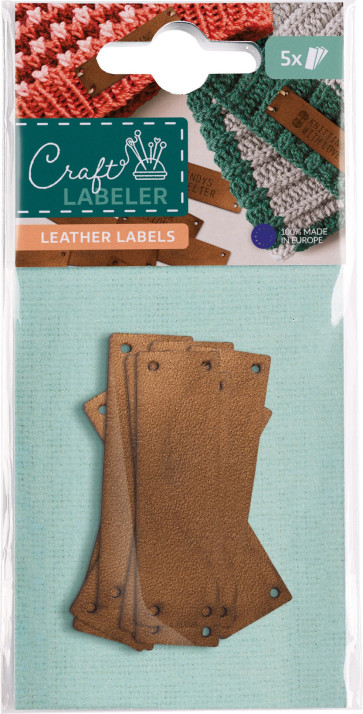 CRAFT LABELER Leder Labels (5 Stück)