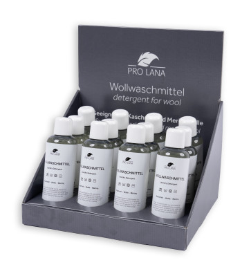 PRO LANA Wollwaschmittel Display (12 Flaschen)