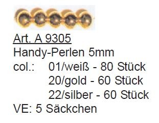 HANDY-SB Wachsperlen       5mm