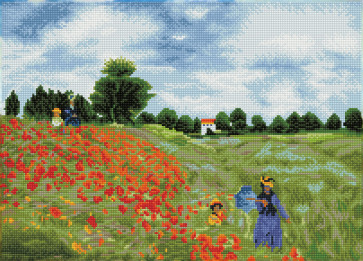 DIAMOND DOTZ Poppy Fields 57x41 cm