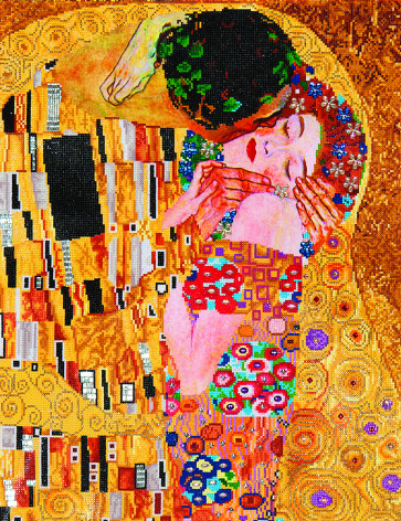 DIAMOND DOTZ The Kiss (Klimt) 55,9x71,12 cm