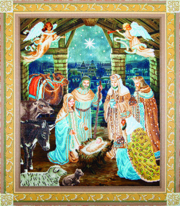 DIAMOND DOTZ Nativity Scene 85x100 cm