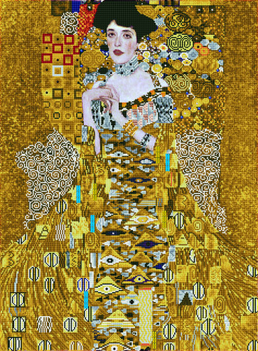 DIAMOND DOTZ Woman in gold (Klimt) 67x91 cm