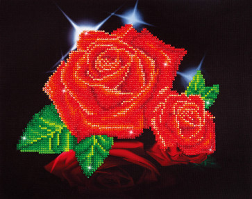 DIAMOND DOTZ Red Rose Sparkle 27.9x35.5 cm  (2 St)