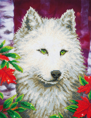 DIAMOND DOTZ White Wolf 45,7x35,5 cm
