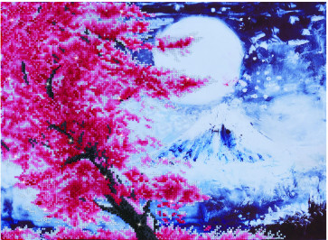 DIAMOND DOTZ Cherry Blossom Mountain 52x38 cm