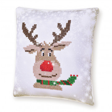 DIAMOND DOTZ Kissen Christmas Reindeer Pillow 18x18cm (2 St)