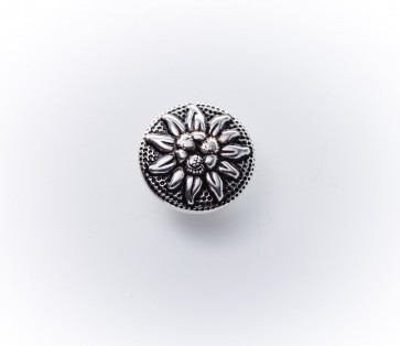 22mm Dirndlknopf Edelweiß