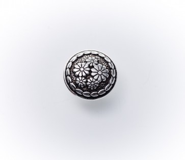 18mm Dirndlknopf Blüten im Kranz