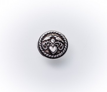 15mm Dirndlknopf Herz+Vögel