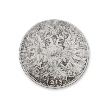 23mm Dirndlknopf m.Öse, Doppeladler