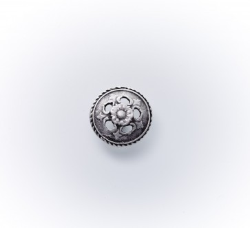22mm Dirndlknopf Blume m.Öse, durchbr.,asi