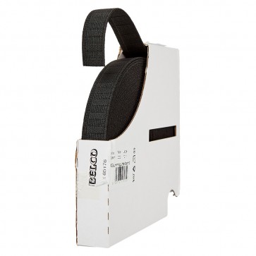 Gummigürtelband BELCO, schwarz 20mm