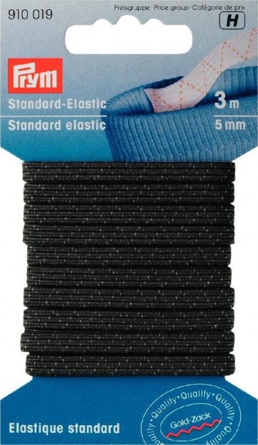 Prym Standard-Elastic 5 mm schwarz