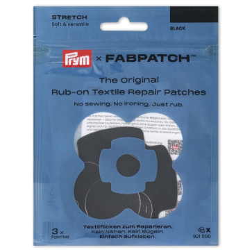 Prym Rub-on Patch STRETCH schwarz 3St #