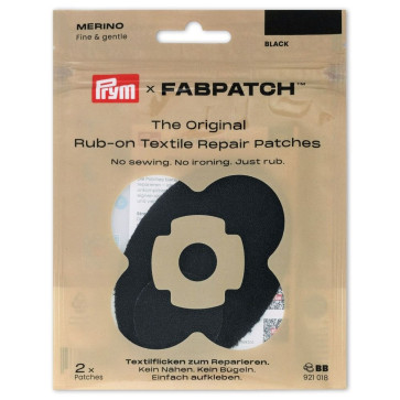 Prym Rub-on Patch MERINO schwarz 2St #