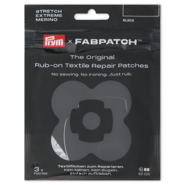 Prym Rub-on Patch REPAIR KIT schwarz 3St #