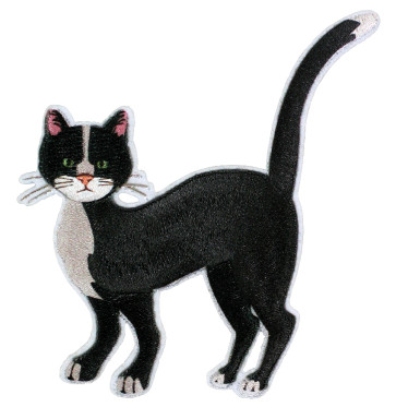 Prym Applikation Katze aufb./selbst. schwarz