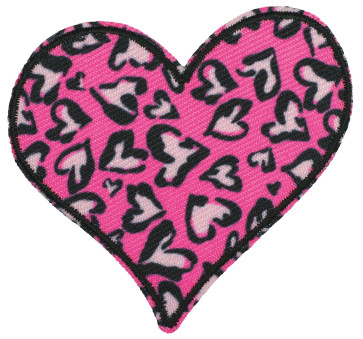 Prym Applikation Herz, pink #