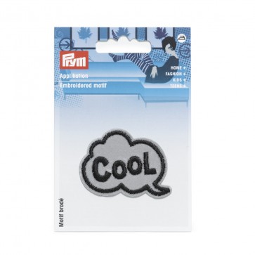 Prym Applikation Reflex selbstklebend/aufbügelbar COOL silber