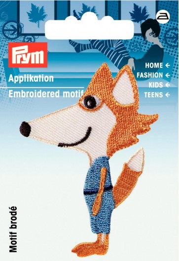 Prym Applikation Exklusiv Fuchs orange/blau
