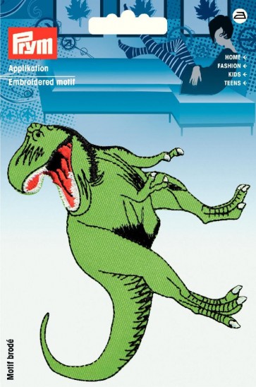 Prym Applikation Dino T-Rex groß grün