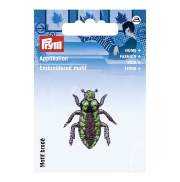 Prym Applikation Feldmaikäfer braun/grün #