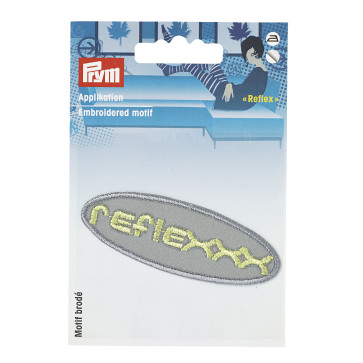 Prym Applikation selbstkl./aufb. reflex oval