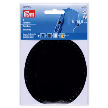 Prym Patch.Vel-Lederimi.büg.8x10,5 schw.2St