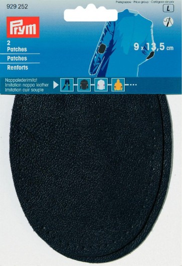 Prym Patches Nappalederimitat (nähen) 9 x 13,5 cm dunkelblau