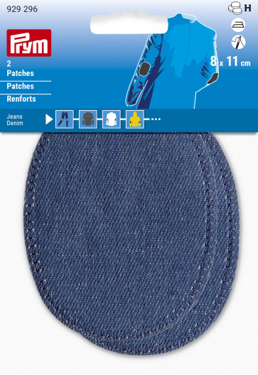 Prym Patches Jeans zum Aufbügeln 8 x 11 cm dunkelblau