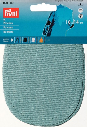 Prym Patches Jeans (bügeln) 10 x 14 cm hellblau