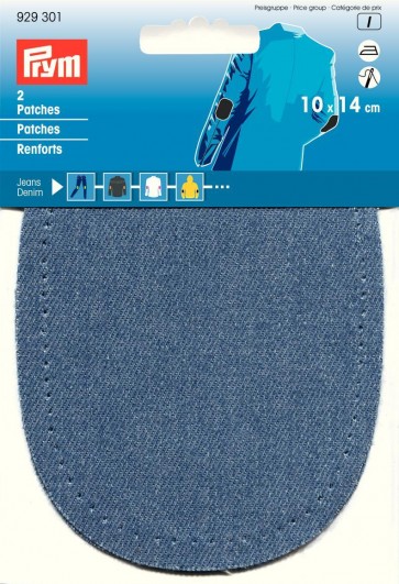 Prym Patches Jeans (bügeln) 10 x 14 cm mittelblau