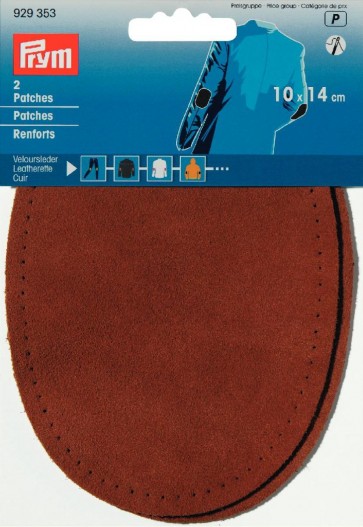 Prym Patches Veloursleder (nähen) 10 x 14 cm camel