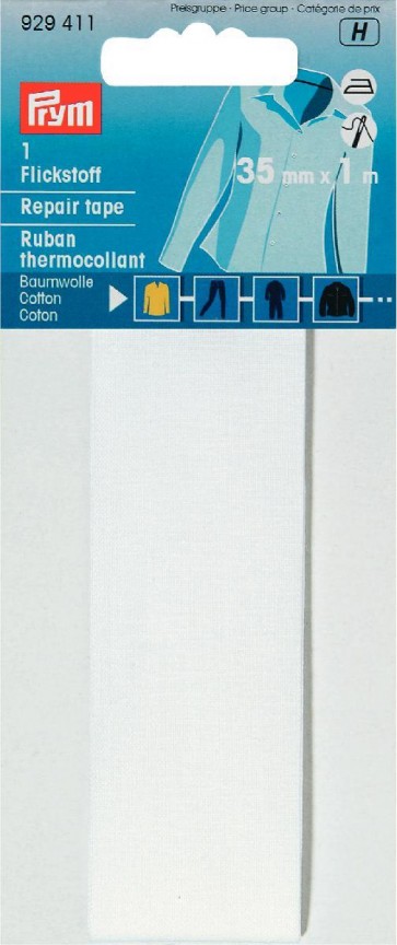 Prym Flickstoff CO (bügeln) 3,5 x 100 cm weiß