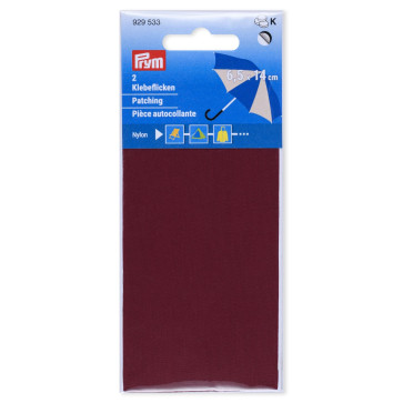 Prym Klebeflicken Nylon 6,5x14cm weinrot  2St