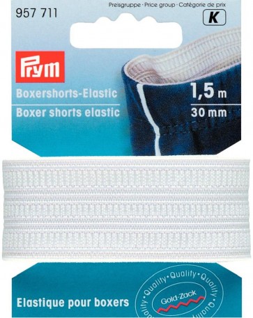 Prym Boxershorts-Elastic 30 mm rohweiß
