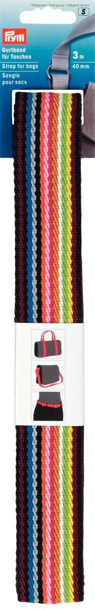 Prym Gurtband für Taschen 40 mm mehrfarbig