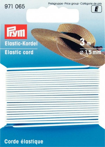 Prym Elastic-Kordel 1,5 mm weiß