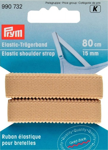 Prym Elastic-Trägerband 15 mm haut