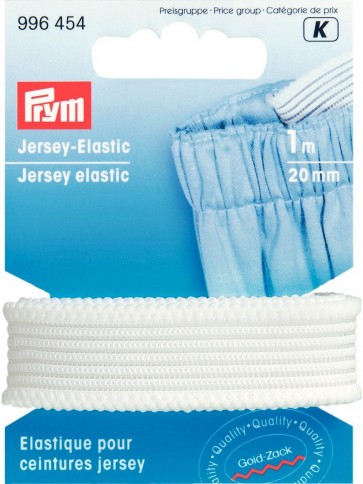 Prym Jersey-Elastic 20 mm weiß