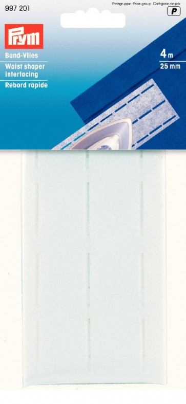 Prym Bund-Vlies perforiert 25 mm weiß