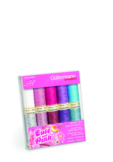 GÜTERMANN Nähf.-Set Cute and Pink_100 m+W331/ 10