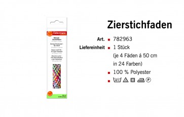 GÜTERMANN Zierstichfd.24x4-SB, Clip