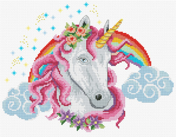 LADYBIRD Stickset Rainbow Unicorn 26,6x21 cm
