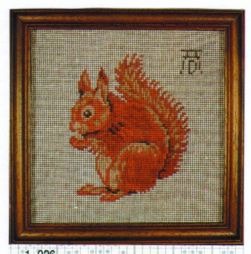 MILLER Gobelin  A.Dürer: " Eichhörnchen" ca..24x24