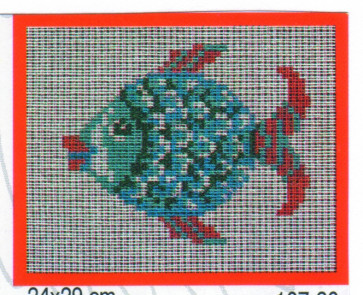 MILLER Sudan-Stramin "Fisch"ca.22x27