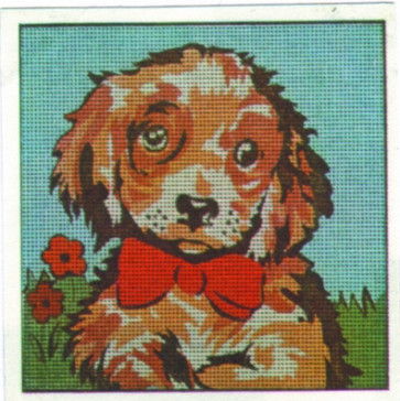 MILLER Gobelin "Hund"   ca.22x22