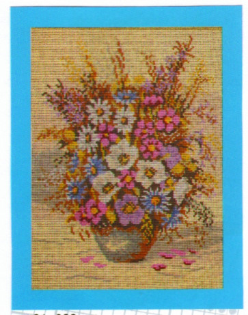 MILLER Gobelin "Blumenstrauß" ca.30x40