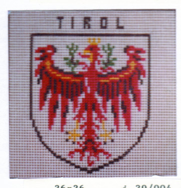 MILLER Sudan  Wappen "Tirol"   ca.35x35